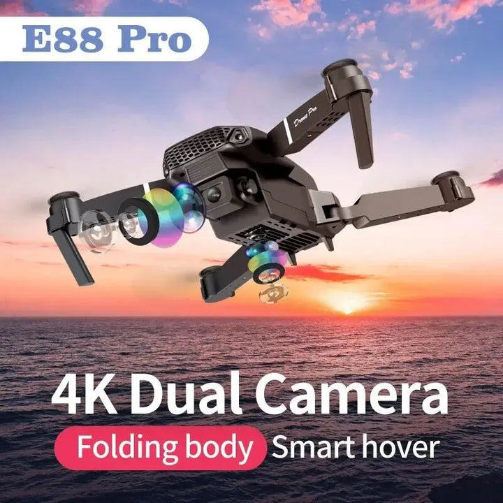 Professional Mini Remote Control Drone E88 4k HD